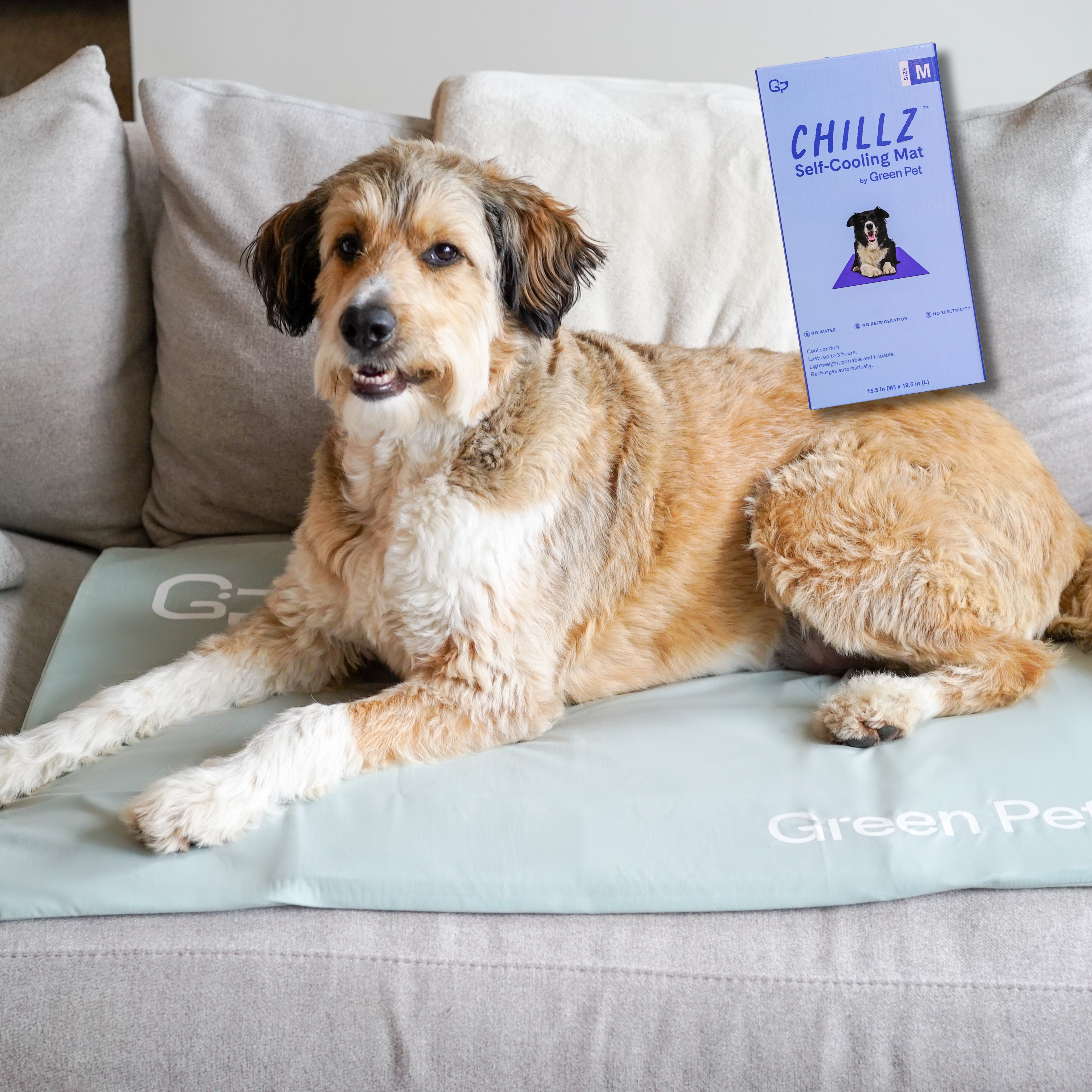 Chillz Gel Mat Cover - Washable Protective Cover for Cooling Mats