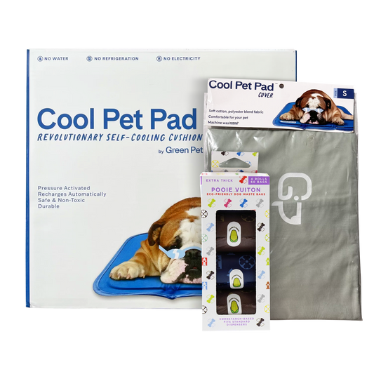Cool Pet Pad + Cover + Pooie Bags