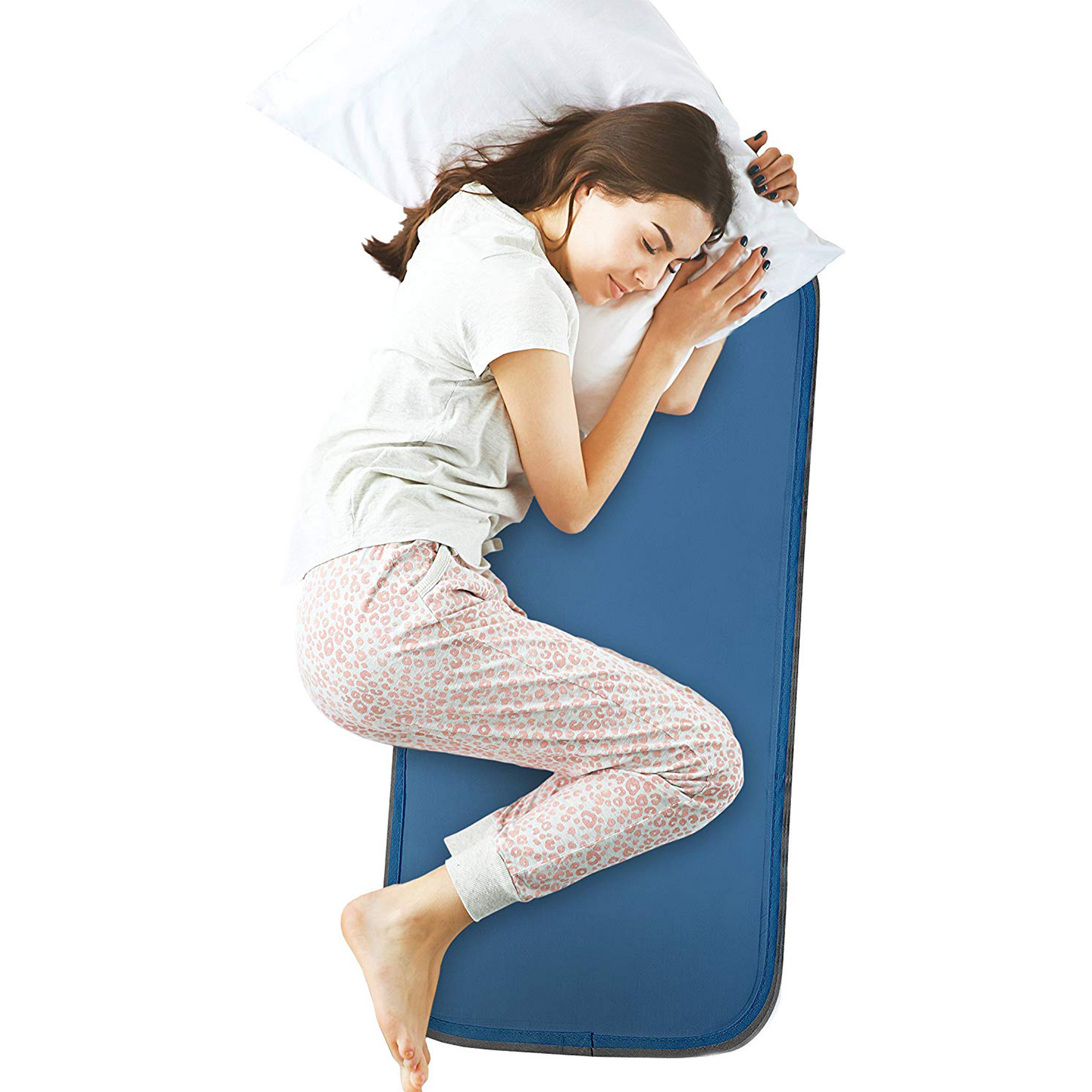 Pressure activated top cooling pad