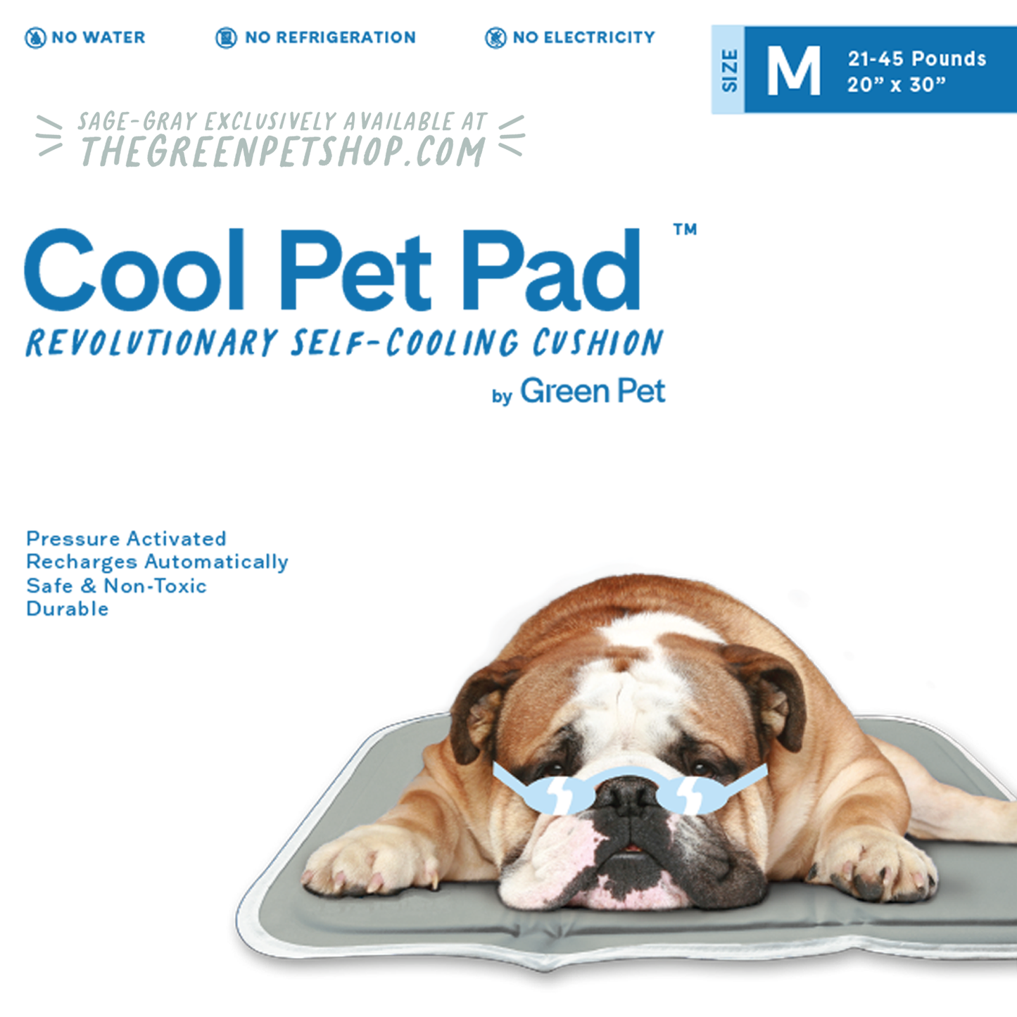 Green pet cooling mat best sale